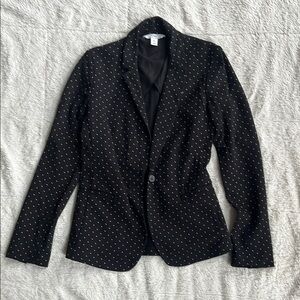 NWOT Old Navy Black Polka Dot Blazer